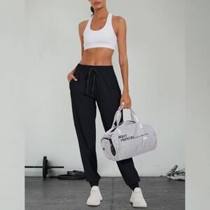 Sevego Black 36" Inseam Performance Joggers Womens Size‎ XL Long Tall Pants